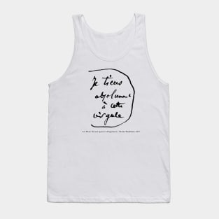 I absolutely care about this comma Tank Top